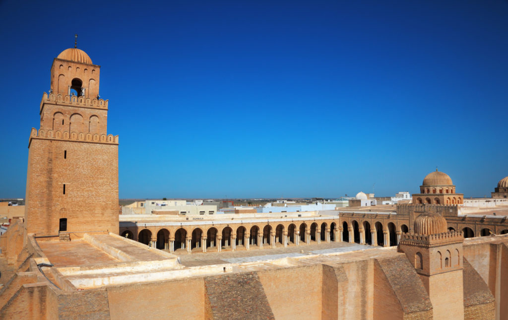 Sidi Oqba Moschee in Kairouan, Tunesien