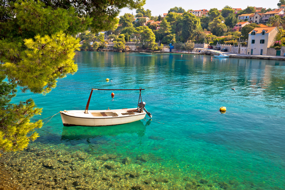 Dorf Splitska, auf Brac Kroatien