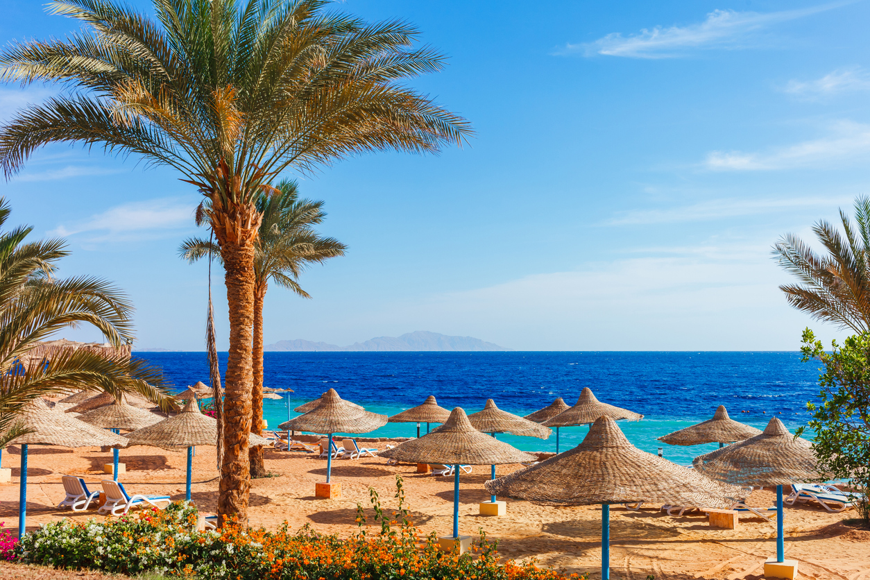 Strand am Roten Meer in Ägypten