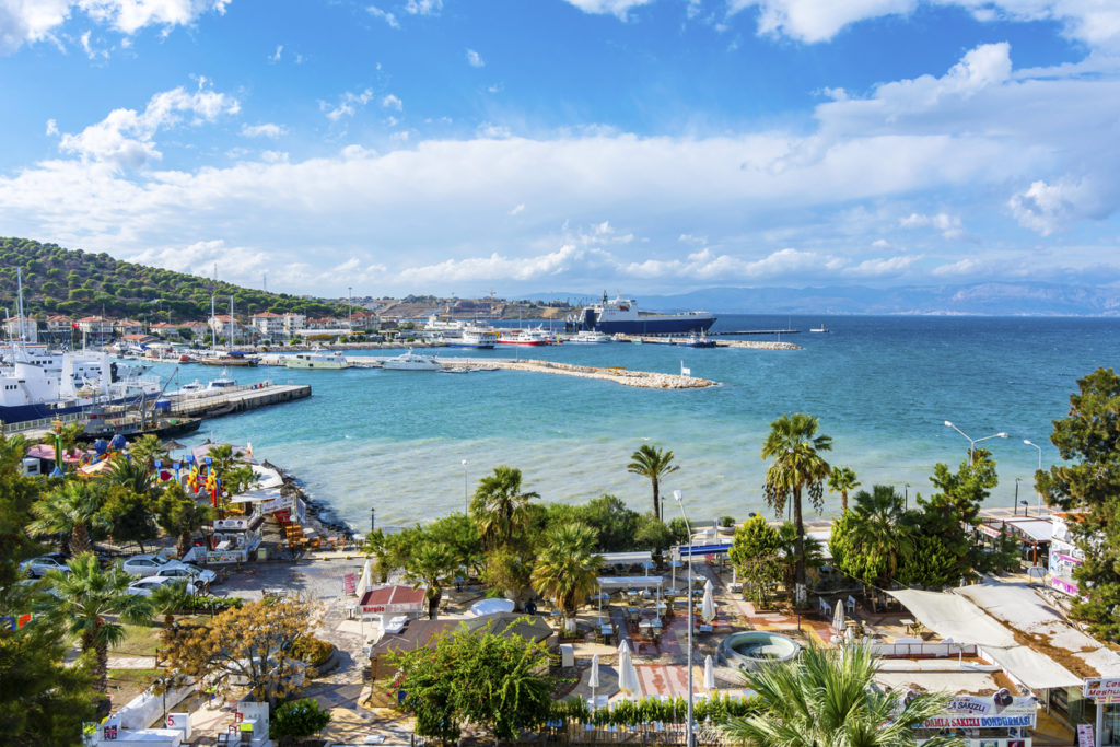 Strand nahe Izmir, Türkei
