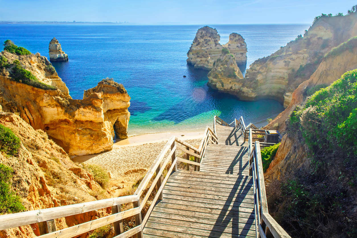 Praia Camilo in Lagos, Portuga