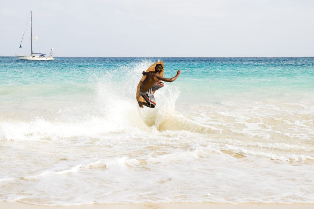 Surfer auf den Kapverden