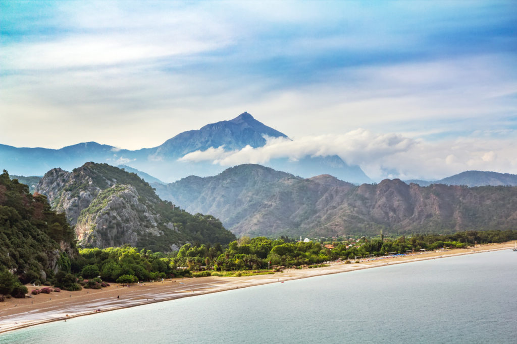 Blick auf den Tahtali Berg in der Türkei