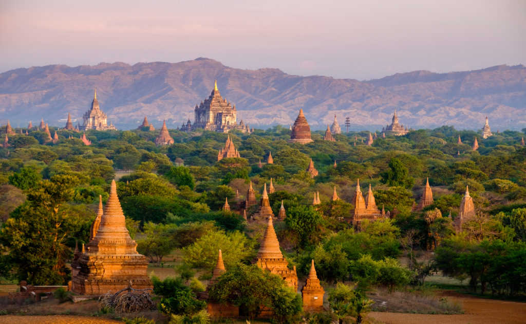 Tempelstadt in Myanmar