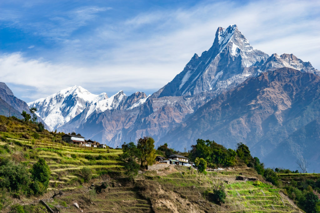 Herbst in Nepal