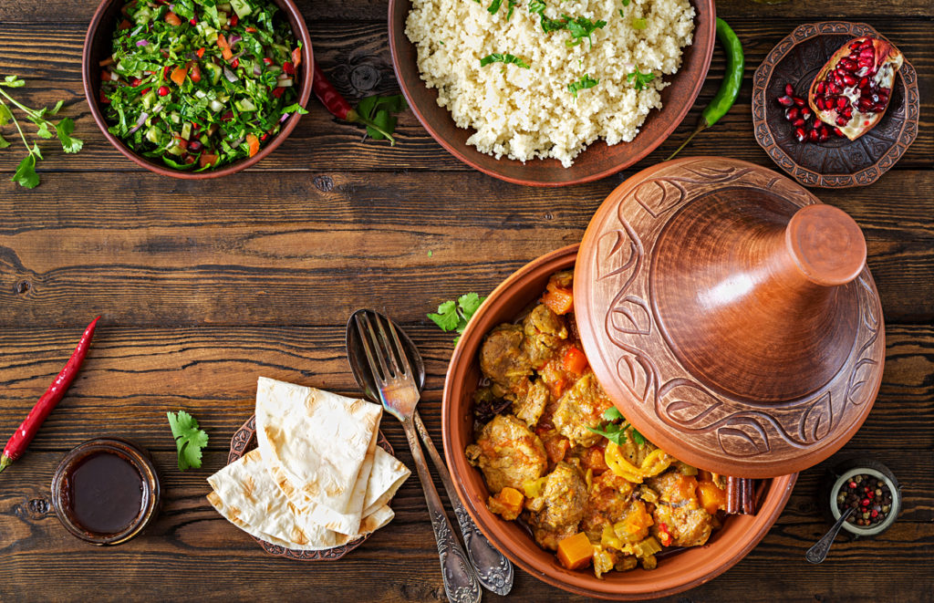 Traditionelle marokkanische Tajine