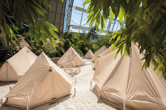 Tropical Islands Übernachten im Safari-Zelt