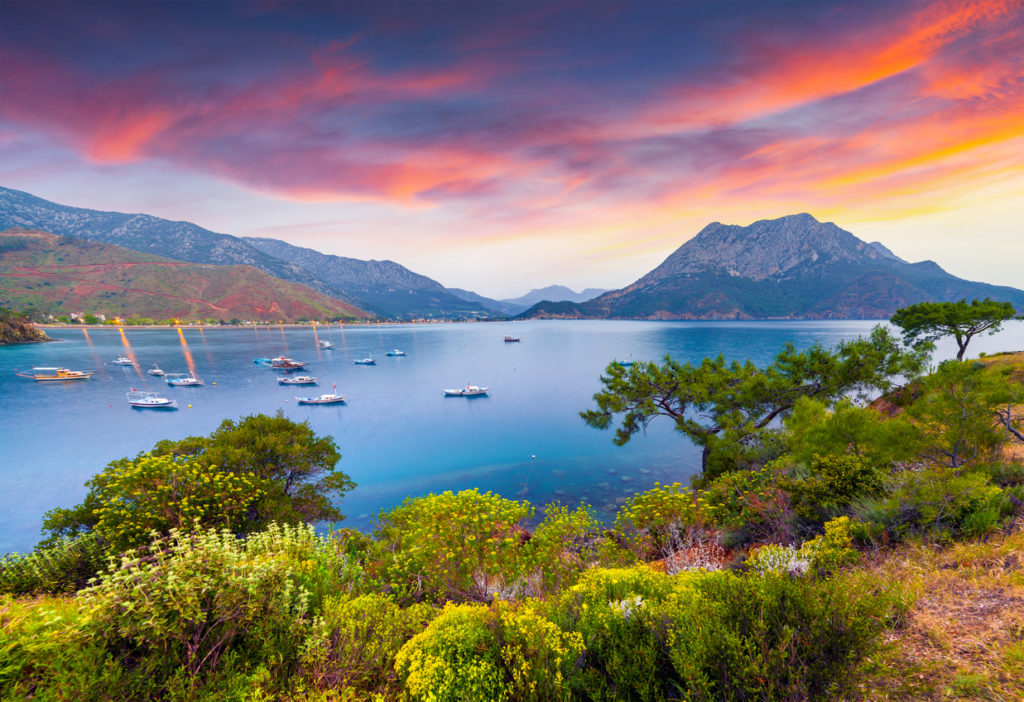 Landschaft der türkischen Riviera