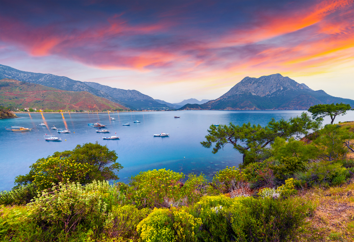 Landschaft der türkischen Riviera