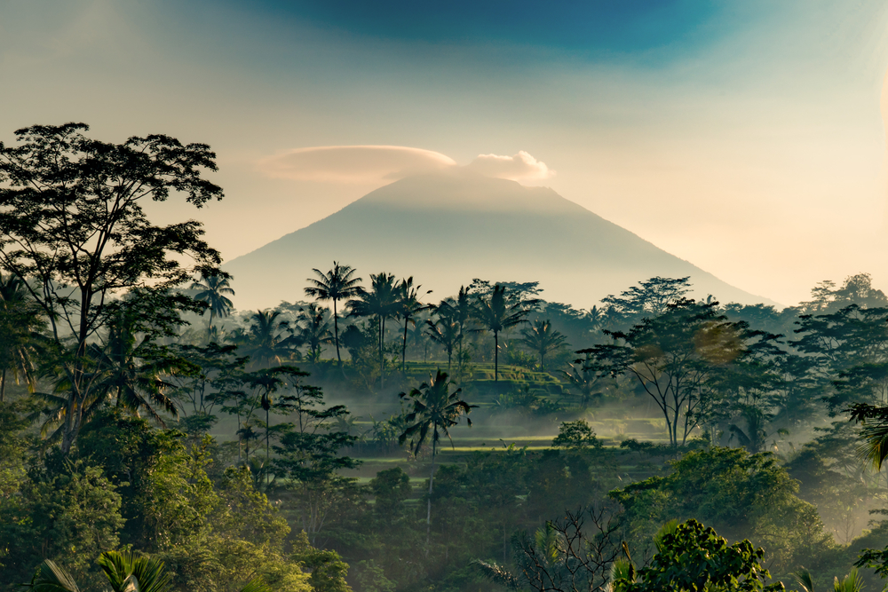 Vulkan Agung auf Bali