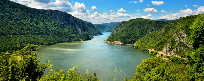Danube Schlucht in Serbien