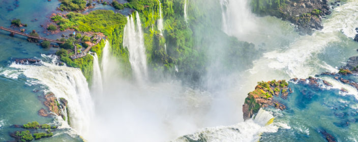 Iguazú Wasserfällen in Argentinien