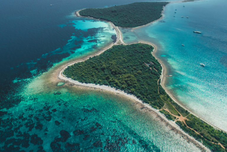 Luftaufnahme von Dugi Otok