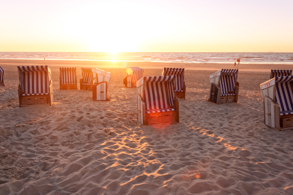 Strand Oase auf Norderney, Nordsee