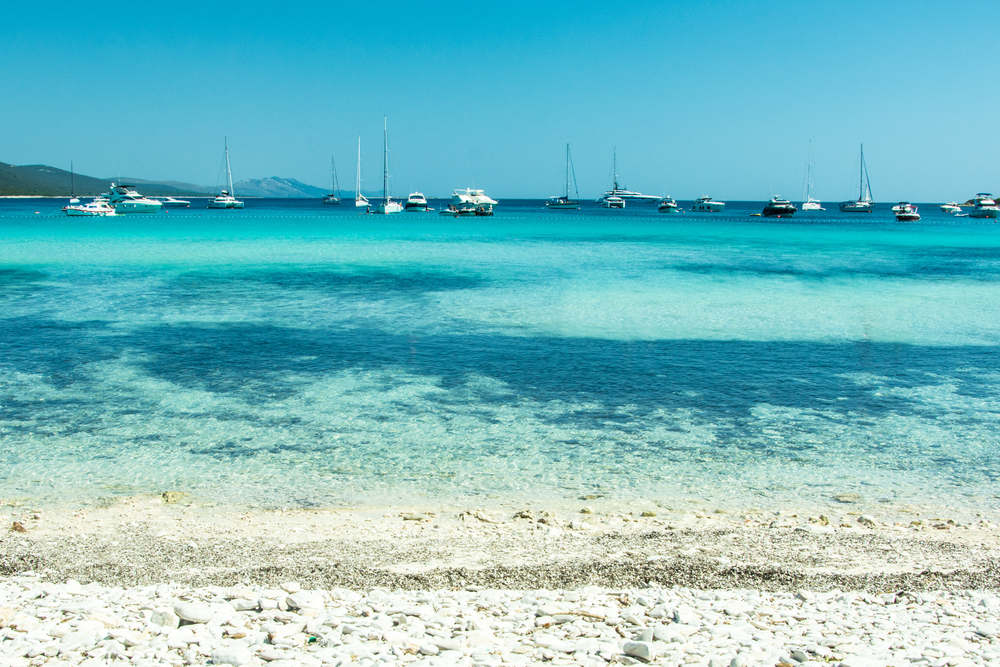 Sakarun Strand auf der Insel Dugi Otok, Kroatien
