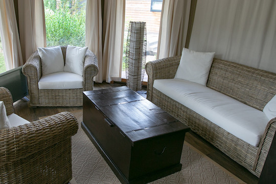 Luxus Zelt, Sessel