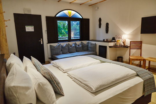 Premium-Lodge Zanzibar Bett